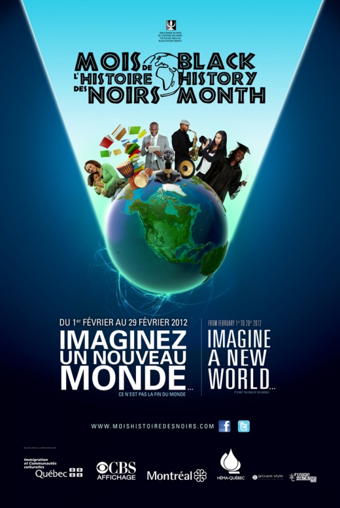 Affiche le mois de l'histoire des Noirs